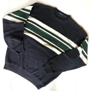 Nautica: Men's XL Navy Blue Crew Neck Cotton Sweater EUC